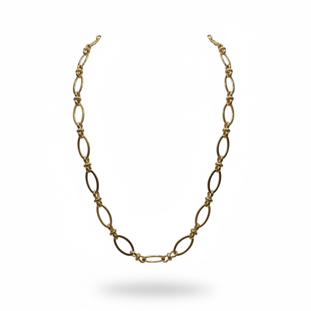 Forever 21 Gold Link Statement Necklace – NWT - Picture 2 of 7